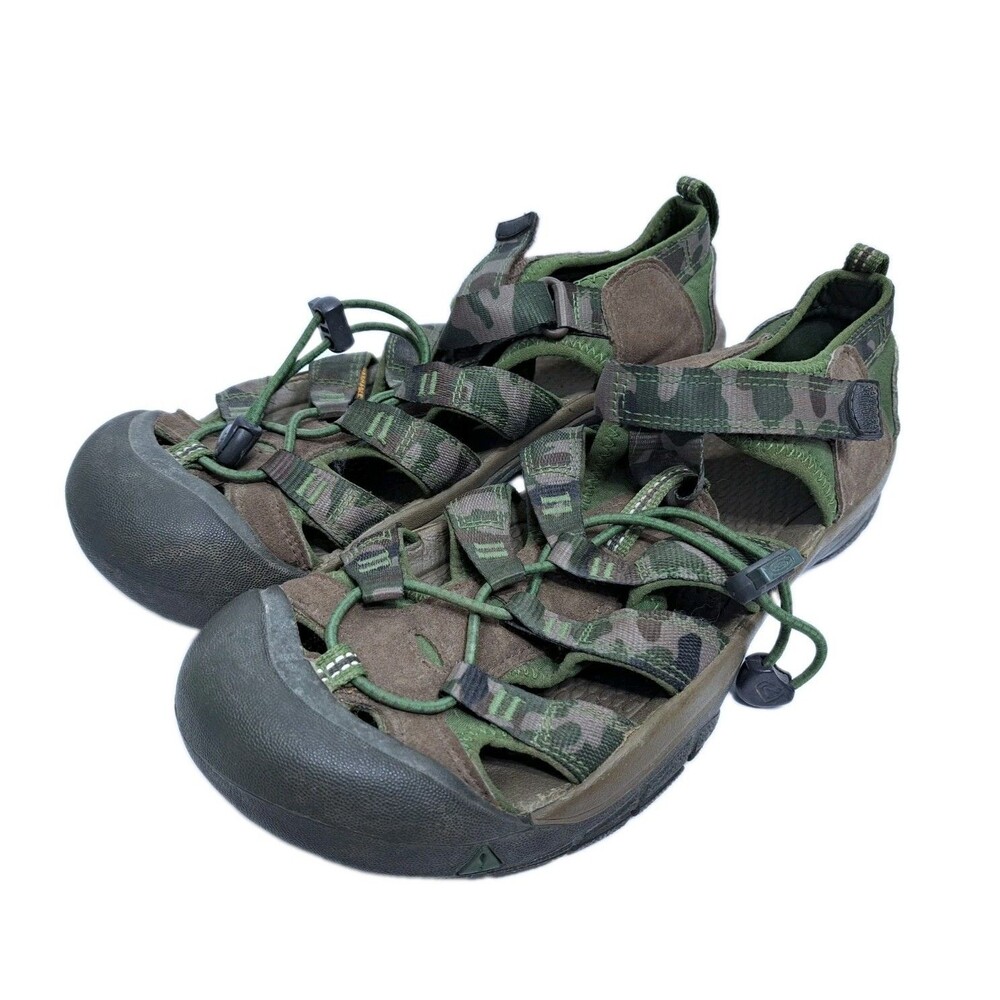 Keen Men's Size 7 Camo Waterproof Green Outdoor Sandals Newport H2